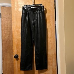 Abercrombie leather pants